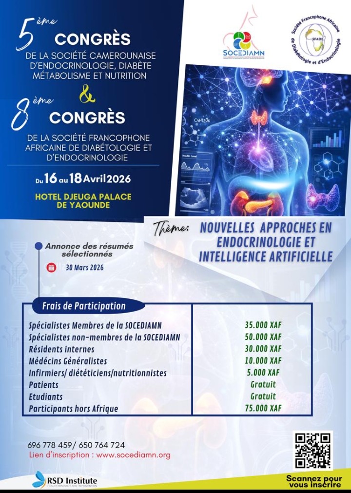 5ᵉ CONGRÈS SOCEDIAMN & 8ᵉ CONGRÈS SFADE
